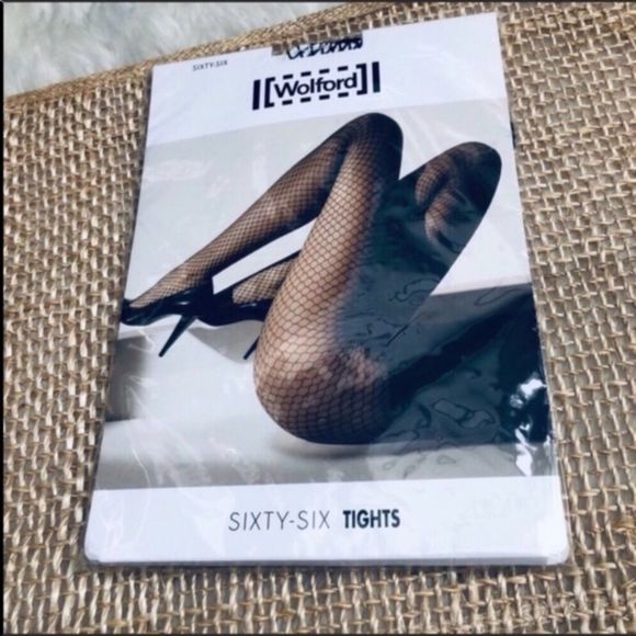 Wolford Open Fishnet Tights NEW - Picture 3 of 9